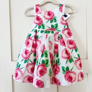 NWT Janie and Jack All Abloom Floral Dress 18-24 Months
